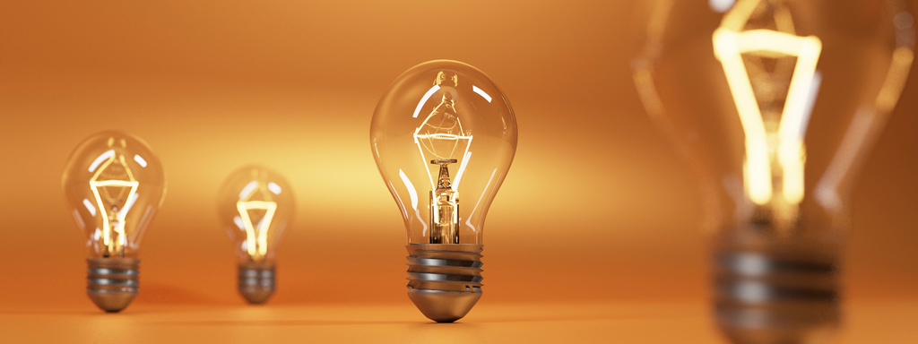 o que e consumo tusd e te Três lampadas uma ao outro