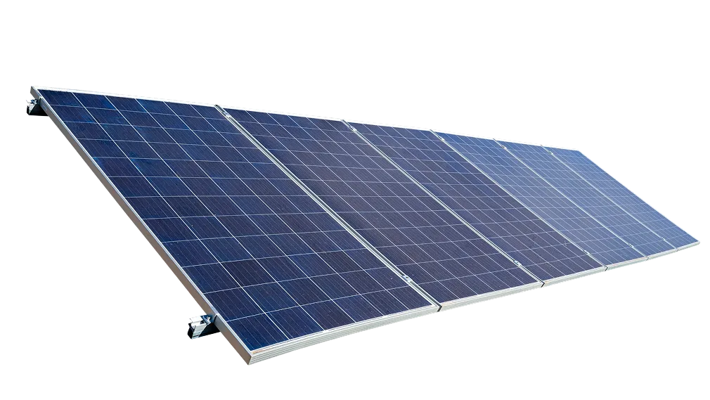 solar panel blue sky background
